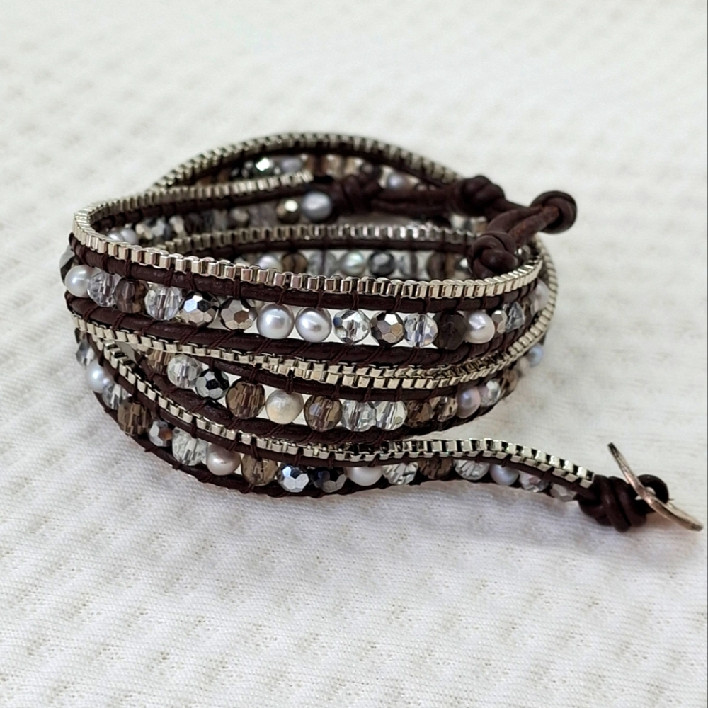 Makamol Multi-Color Sparkling Wrap Bracelet
